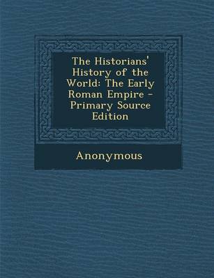 Book cover for The Historians' History of the World