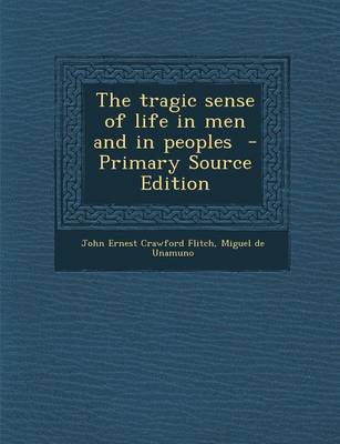 Book cover for The Tragic Sense of Life in Men and in Peoples - Primary Source Edition