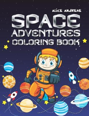 Book cover for Space Coloring Book