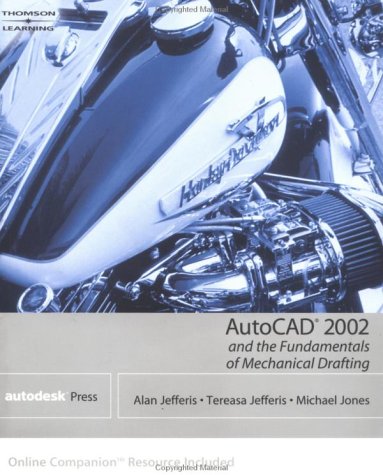 Book cover for AutoCAD 2002 and the Fundamentals of Mechanical Drafting