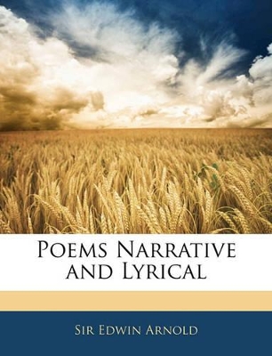 Book cover for Poems Narrative and Lyrical