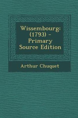 Cover of Wissembourg