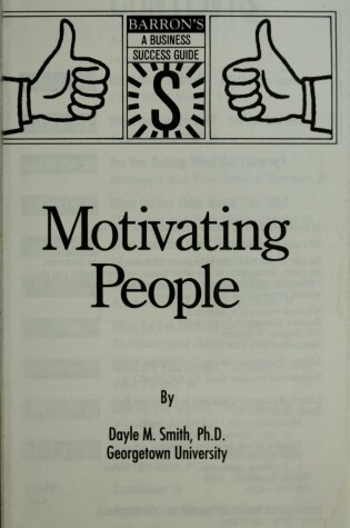 Cover of Motivating People