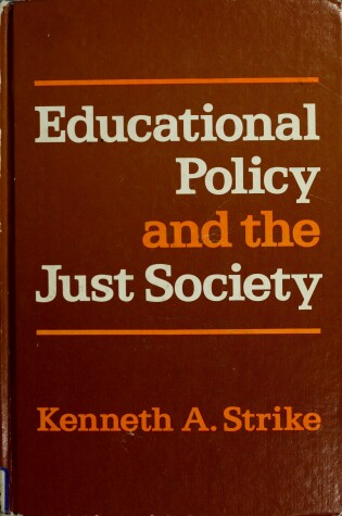 Cover of Educational Policy and the Just Society