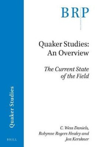 Cover of Quaker Studies: An Overview