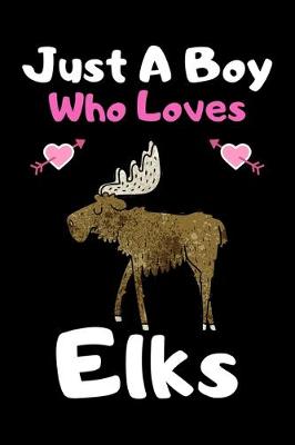 Book cover for Just a boy who loves elks