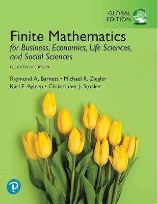 Book cover for Finite Mathematics for Business, Economics, Life Sciences, and Social Sciences plus Pearson MyLab Mathematics with Pearson eText, Global Edition