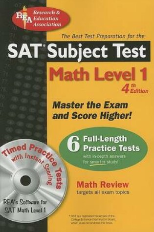 Cover of SAT Subject Test(tm) Math Level 1 W/CD
