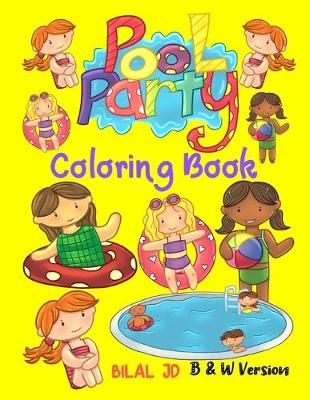 Book cover for Pool Party Coloring Book