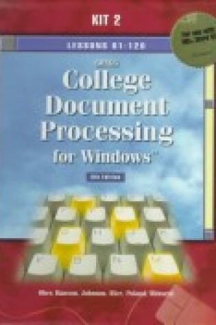 Cover of Gregg College Keyboarding and Document Processing for Windows, Kit 2 W/ Ms Word 97