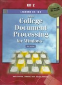 Book cover for Gregg College Keyboarding and Document Processing for Windows, Kit 2 W/ Ms Word 97