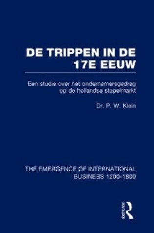 Cover of De Trippen In De 17e Eeuw   V7