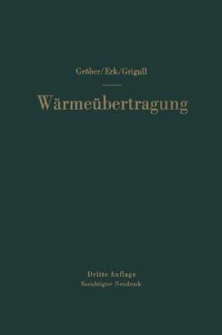 Cover of Die Grundgesetze der Wärmeübertragung