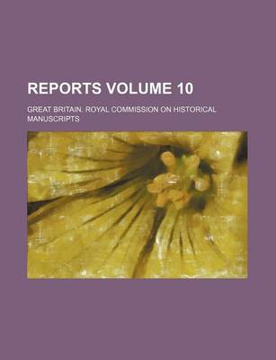 Book cover for Reports Volume 10