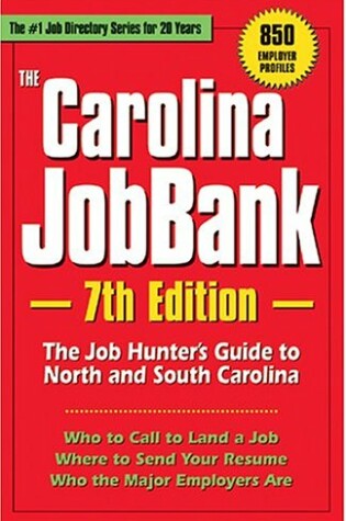 Cover of Local Job Bank Carolina