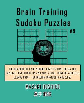 Book cover for Brain Training Sudoku Puzzles #9