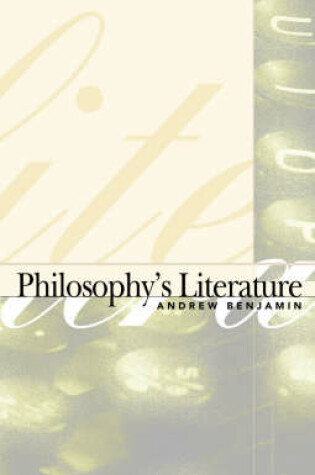 Cover of Philosophy's Literature