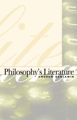 Book cover for Philosophy's Literature