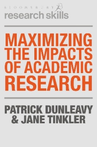Cover of Maximizing the Impacts of Academic Research