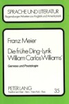 Book cover for Die Fruehe Ding-Lyrik William Carlos Williams'