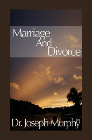 Cover of Marriage and Divorce