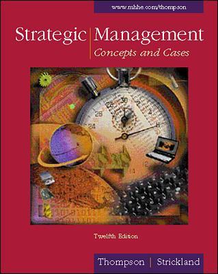 Book cover for Strategic Management: Concepts and Cases