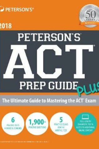 Cover of Peterson's ACT Prep Guide PLUS 2018