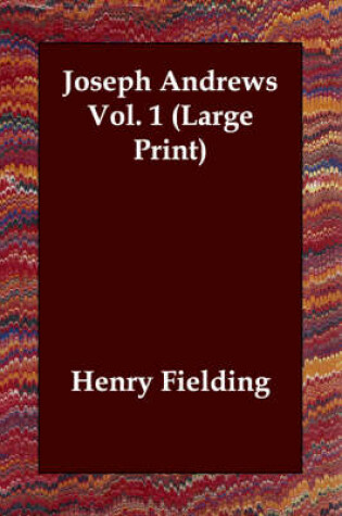 Cover of Joseph Andrews Vol. 1
