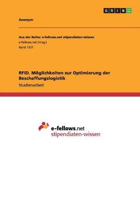 Book cover for RFID. Möglichkeiten zur Optimierung der Beschaffungslogistik