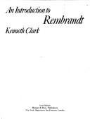 Book cover for An Introduction to Rembrandt