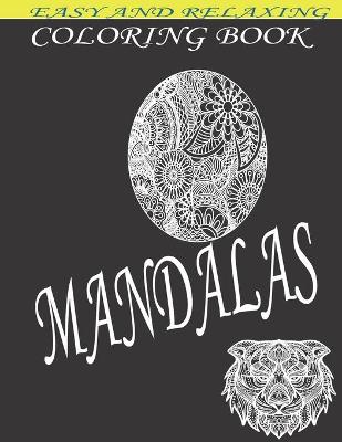 Book cover for coloring book mandalas