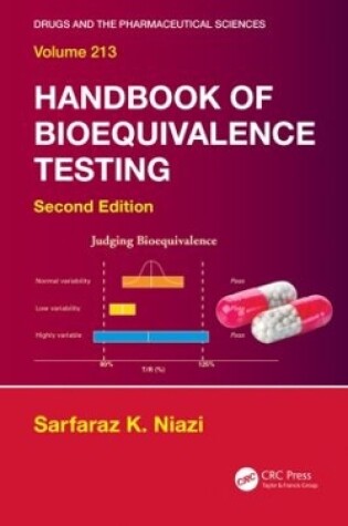 Cover of Handbook of Bioequivalence Testing