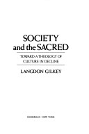 Book cover for Society and the Sacred