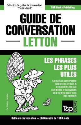Book cover for Guide de conversation Francais-Letton et dictionnaire concis de 1500 mots