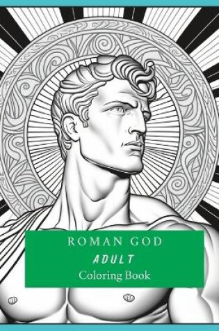 Cover of Roman God Adult Coloring Book