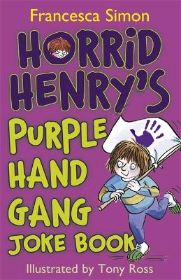 Book cover for Horrid Henry's Purple Hand Gang Joke Book