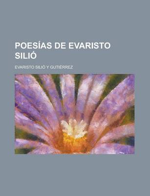 Book cover for Poesias de Evaristo Silio