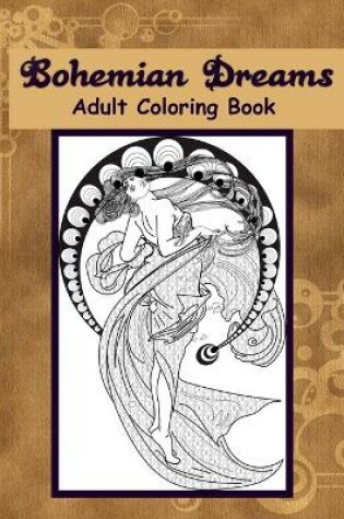Cover of Bohemian Dreams Adult Coloring Book
