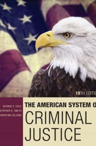Cover of The American System of Criminal Justice