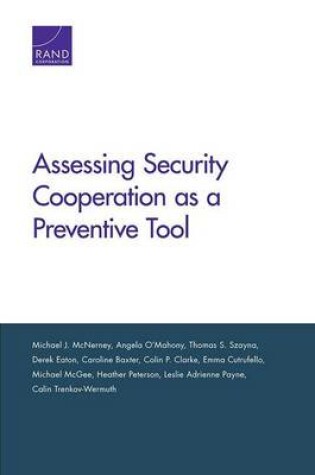 Cover of Assessing Security Cooperation as a Preventive Tool
