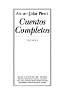 Book cover for Cuentos Completos - Volumen 1