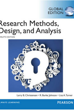Cover of Research Methods, Design, and Analysis with MySearchLab, Global Edition