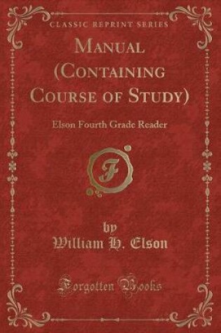 Cover of Manual (Containing Course of Study)