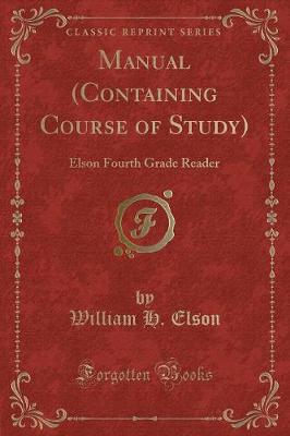 Book cover for Manual (Containing Course of Study)