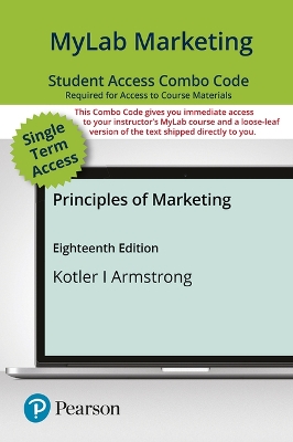 Book cover for Mylab Marketing with Pearson Etext -- Combo Access Card -- For Principles of Marketing