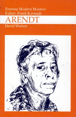 Book cover for Hannah Arendt