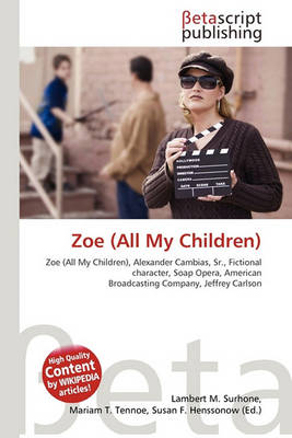 Book cover for Zoe (All My Children)