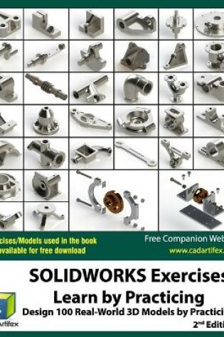 Cover of SOLIDWORKS Exercises - Learn by Practicing