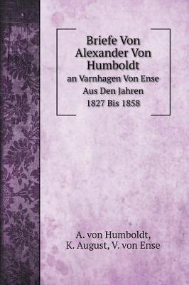 Cover of Briefe Von Alexander Von Humboldt