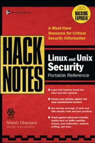 Cover of HackNotes Linux and Unix Security Portable Reference